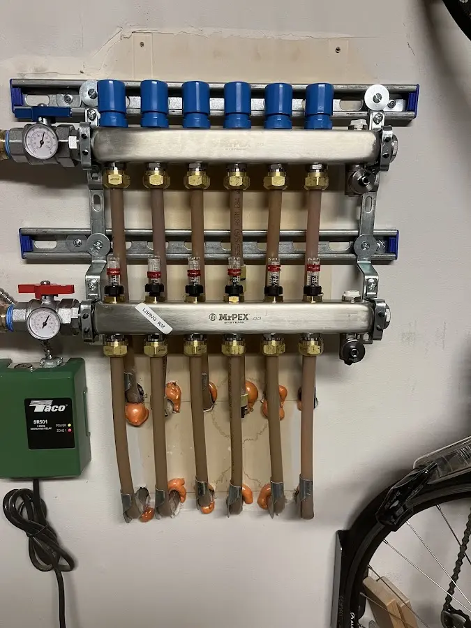 Plumber performing Leak Detection at a residential property in Overland